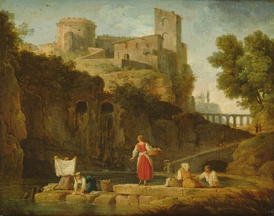 Vista de Italia de Claude Joseph Vernet